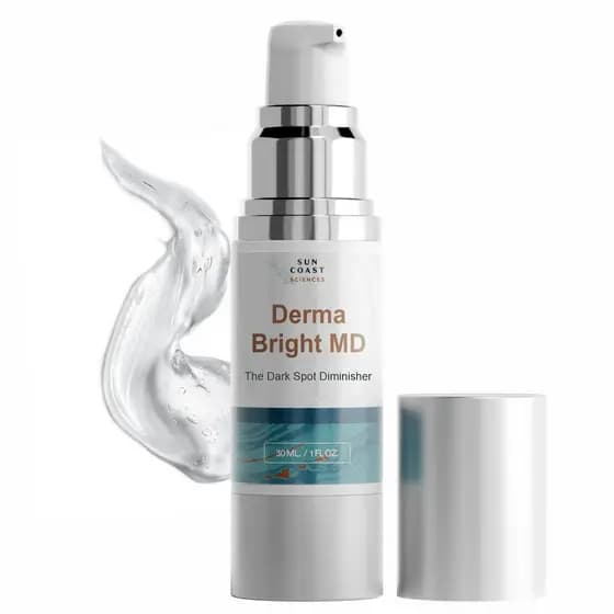 Sun Coast Sciences Derma Bright MD - Redutor de Manchas Escuras com Vitamina C e Ácido Hialurônico - Sérum Facial Ilumin