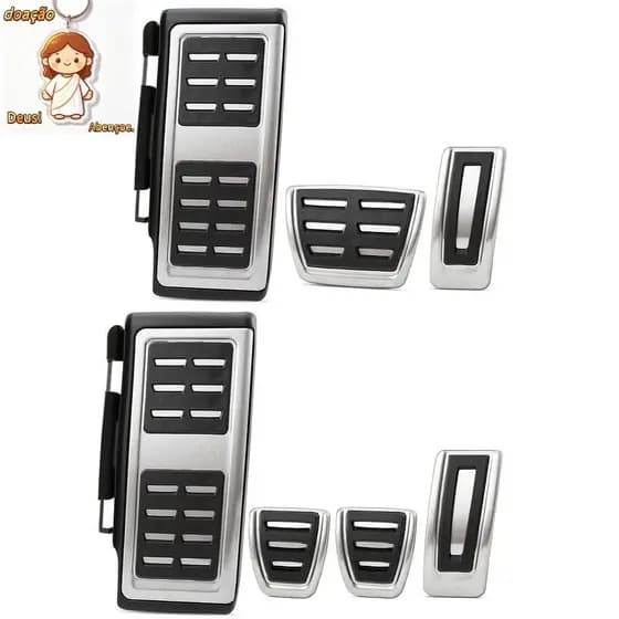 Pedais Para Carros Conjunto De Alta Qualidade Skoda VW golf 7 8 Capa De Freio