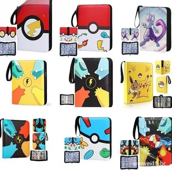 Álbum de Anime de Cartas de Jogo Pokémon Novo 400pcs Vmax Gx Ex Pasta de Coleção para Crianças (Preço mais Baixo em Toda