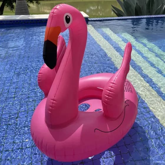 Boia Inflável Flamingo Rosa Bóia Do Flamingo Blogueira Fotos Inflável Praia Piscina
