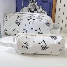 Lápis BLING , Caixa De Grande Capacidade , Bolsa Escolar Kawaii Pochacco Para Sacos De Papelaria Meninas