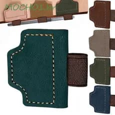 MOCHO1 Laço Para Lápis , Suporte Caneta De Couro Requintado , Caderno Minimalista Simples Multicolorido Com Braçadeira
