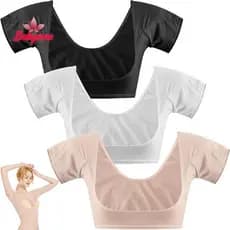 Almofadas De Suor Em Formato De Camiseta , Laváveis , Nas Axilas , Reutilizáveis , Perfume Protetores Absorventes