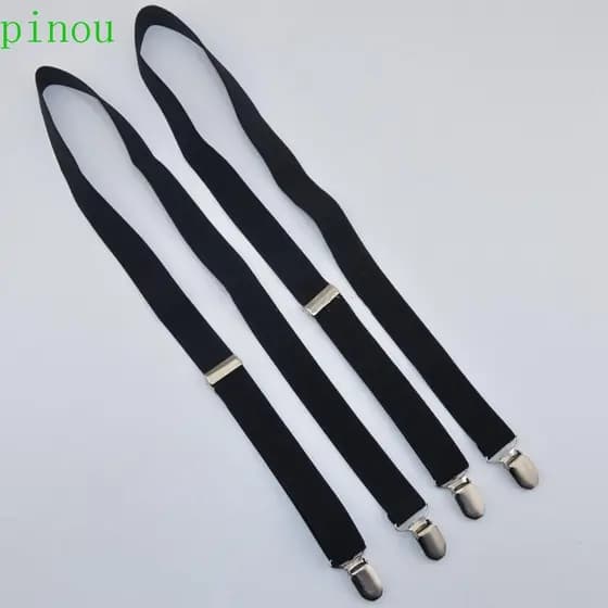 Suspensórios PINOU para Homens, Terno de Casamento, Acessórios para Camisa, Alças Traseiras, Performance, C OBOB