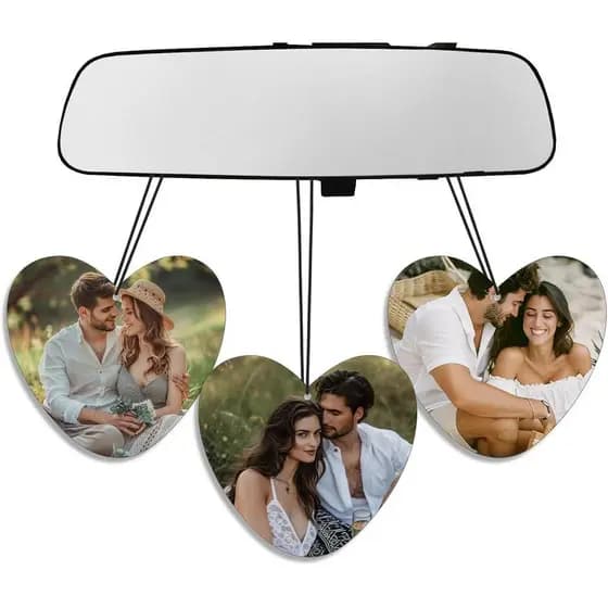 Aromatizador de Ar Personalizado para Carro com Imagem - Aromatizadores de Ar Personalizados com Foto em Ambos os Lados