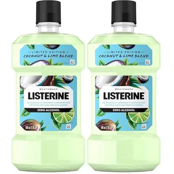 Tratamento Anti-Séptico Para Enxaguatório Bucal Cool Mint Adultos Mata 99.9 % Dos Germes Que Causam a Gengiva Da Placa D