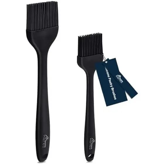 HOTEC 600°Escova de Spray resistente ao calor F, escova de Silicone sem BPA, aplicar óleo, marinada de molho de manteiga