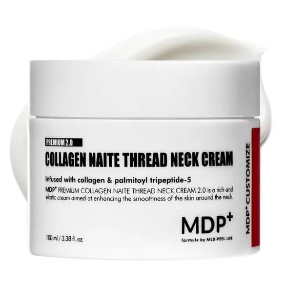 MDP+ Creme para Pescoço com Colágeno Premium Naite Thread 2.0 | Creme Hidratante Facial para Firmar e Rejuvenescer a P