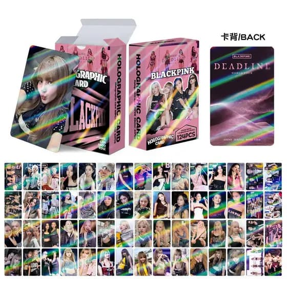 LINXX Blackpink Group 124pcs Conjunto De Cartões Lomo Fotográficos Holográficos Colecionáveis De 3 Polegadas XLOL