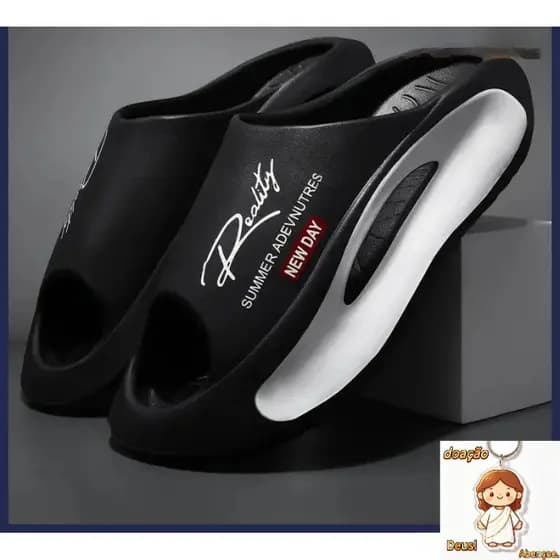 Chinelos Masculinos e Femininos Moda Antiderrapantes Chinelos de Casal EVA 2 Cores 36-45