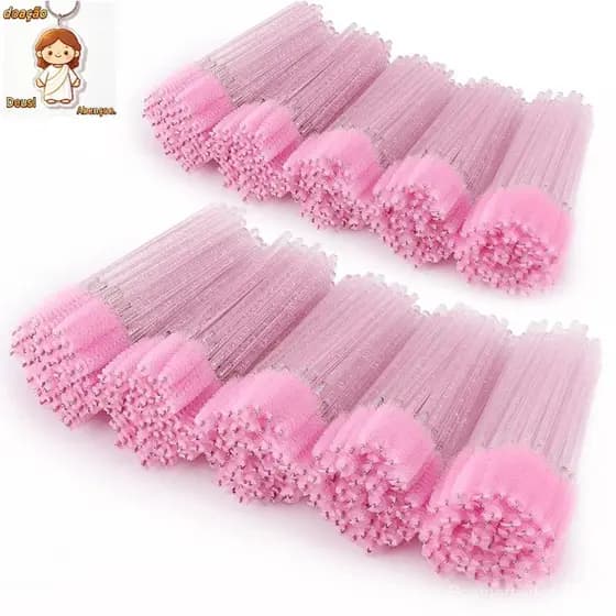 Kit Escovinhas Com Glitter Extensão De Cilios Sobrancelha Micropigmentação ATACADO