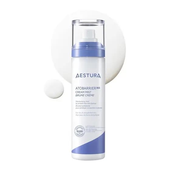 AESTURAATOBARRIER365Mist com 10.000 ppm de Ceramidas | Suporte à Barreira de Umidade, Névoa Hidratante Ultra-Fina, Adequ