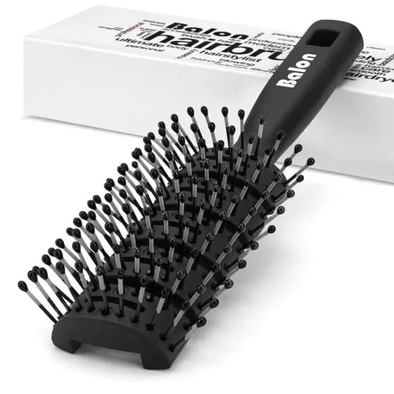 Escova de Cabelo Balon para Mulheres e Homens, Escovas de Cabelo com Ventilação para Secagem Rápida, Escova Desembaraçad