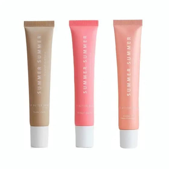 Conjunto de 3 batons de verão, oferta especial para o dia a dia na sexta-feira, creme labial nutritivo e batons colorido