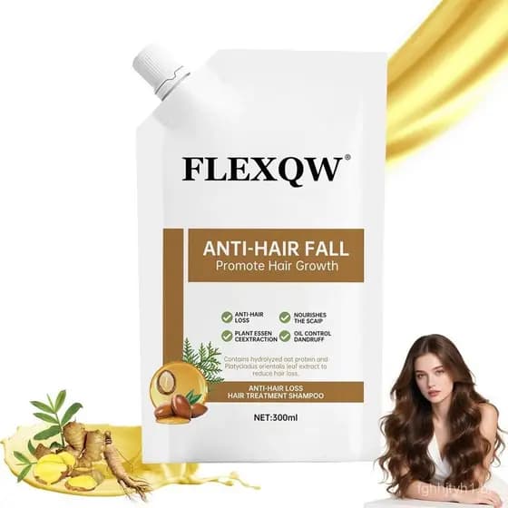 1 unidade de Shampoo Anti-Queda de Cabelo, Promove o Crescimento e o Espessamento do Cabelo e Fortalece com Vários Extra