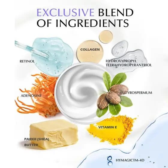 Hidratante Facial com Retinol e Colágeno - Creme Firmador Anti-Rugas com Ácido Hialurônico, Tratamento Anti-Envelhecimen