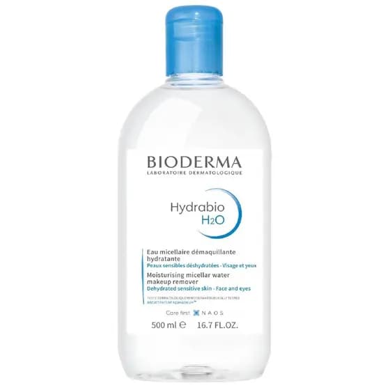 Bioderma - Água Micelar Hydrabio H2O - Limpador Facial e Removedor de Maquiagem - Adequado para Pele Sensível e Desidrat
