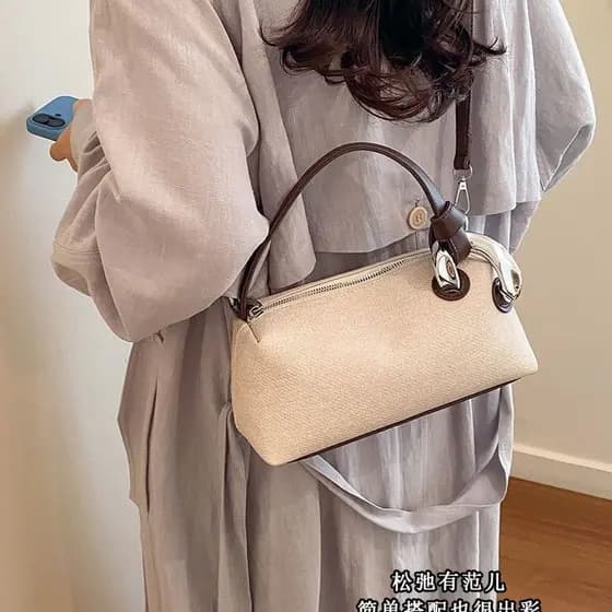 Bolsa Feminina de Moda, Bolsa de Ombro Transversal Versátil Nova 2026, Simples e Popular para o Dia a Dia