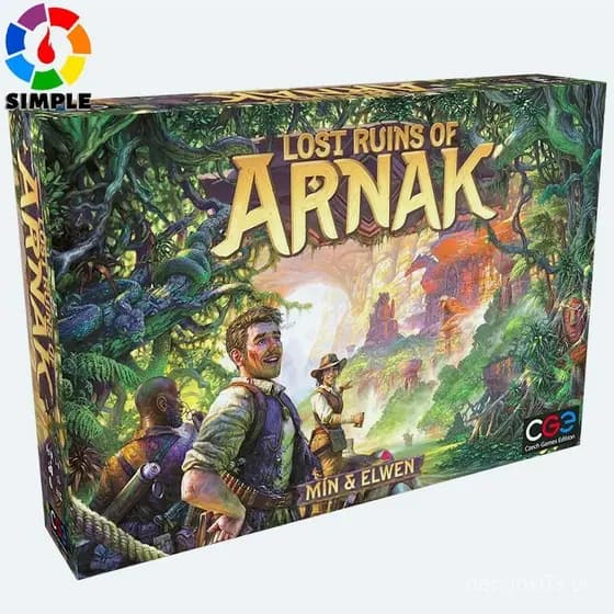 Edição Checa do Jogo de Tabuleiro Lost Ruins of Arnak