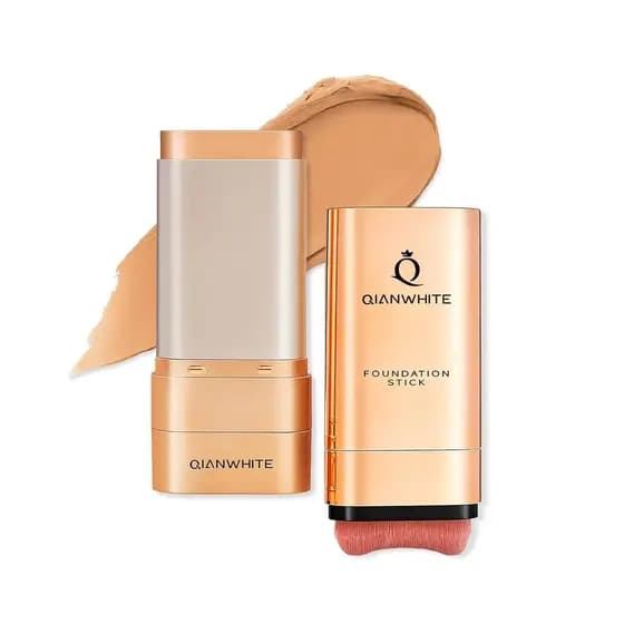 Base em Bastão Waterpro Nude, Maquiagem Coreana de Cobertura Total com Pincel para Todos (CHOCOLATE, 0.7Oz/20g) WIC8