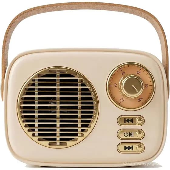 Caixa de Som Bluetooth Retrô, Decoração Vintage, Presentes para Mulheres, Homens, Adolescentes, Meninas, Caixa de Som Bl