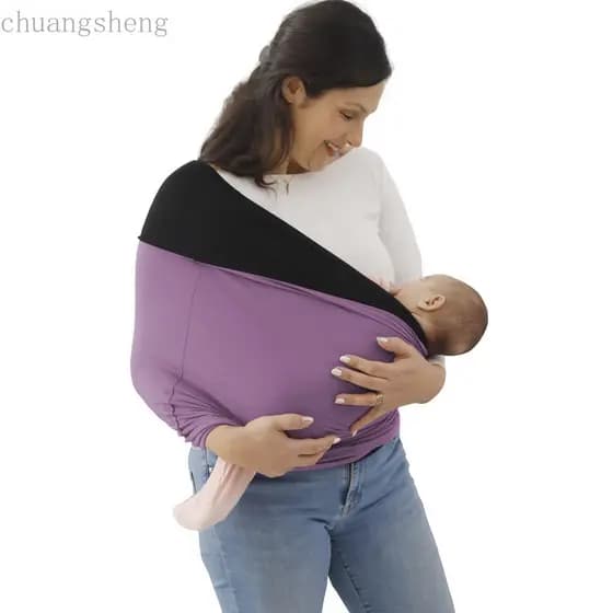 Porta-bebê tipo Wrap, Sling Perfeito para Recém-nascidos e Bebês de até 35 lbs.