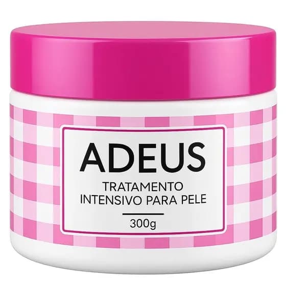 Adeus Crema Brasileña – Tratamento Corporal Multifuncional Intensivo, Creme para Estrias Rosa com Arnica, Gengibre, Cafe