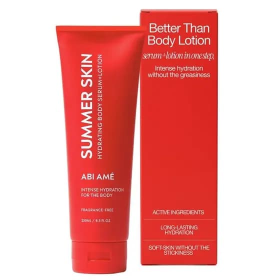 Summer Skin Body + Lotion, Sérum Corporal com Niacinamida e Isomerato de Sacarídeo - Loção Corporal Hidratante e Leve pa