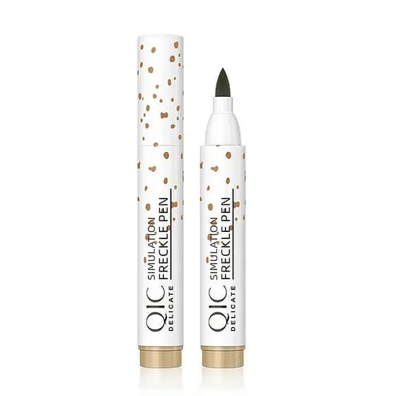 Caneta para Sardas Falsas Magik, Natural, à Prova d'Água, de Longa Duração, Efeito de Pele Bronzeada com Pontas Suaves #
