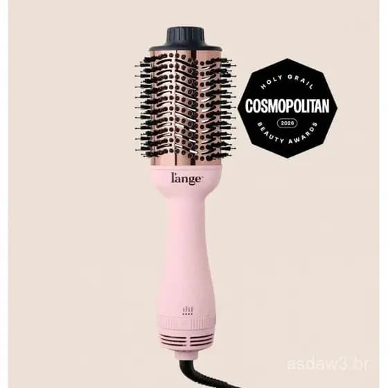 L'ANGE HAIR - Escova Secadora de Cabelo 2 em 1 de Titânio Le Volume | Escova Secadora de Cabelo com Controle de Frizz