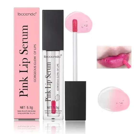 Gloss Labial que Muda de Cor, Batom PinkMagicMood, Óleo Labial Hidratante, Tinta Labial, Tintura Labial, Bálsamo Labial,