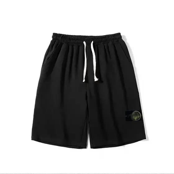 Shorts de algodão soltinhos com cordão da marca STON, tendência de verão, para homens e mulheres.