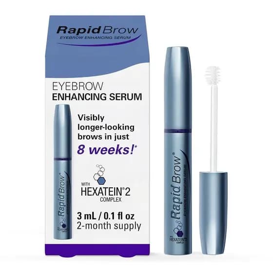 rapidBrowSérumRealçadorDeSobrancelhas3mL-SérumHidratanteParaCabelosParaSobrancelhasVisivelmenteMaisEspessasComComplexoHe