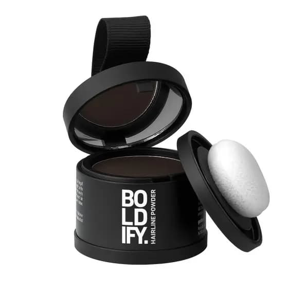 BOLDIFY Pó para Linha do Cabelo - Cobertura de Raízes e Cabelos Brancos - Pó para Disfarçar Falhas Capilares para Mulher
