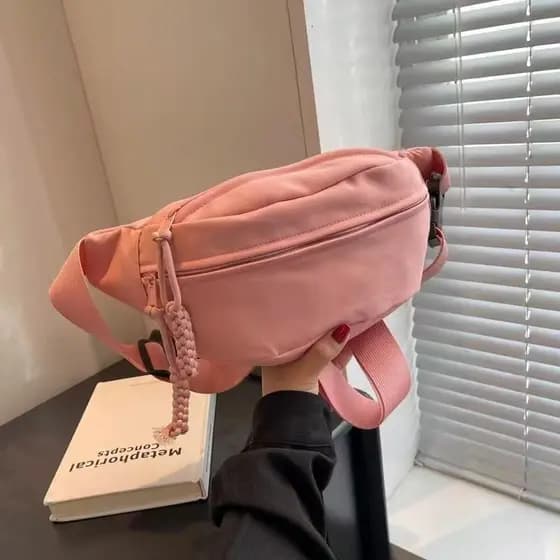 Bolsa de Peito Tiracolo Pochete Impermeável Bolsa Transversal Masculina Feminina