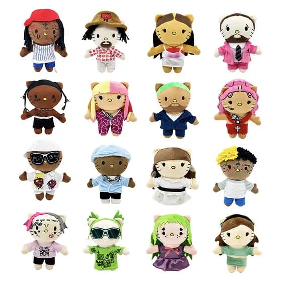 Taylor Swift Eras Tour Pelúcia , LIL PEEP Billie Eilish Melanie Martinez Travis Scott Dolls Star Hello Kitty OGJR