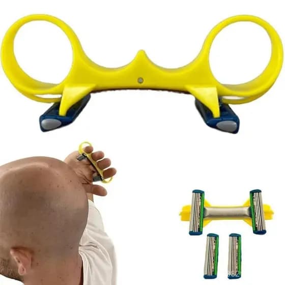 Cabeça Barbeadores Borda Dupla Segurança Barbeador Manual Trimmer Barba Ferramenta De Barbear Para Molhado Seco Aliciame