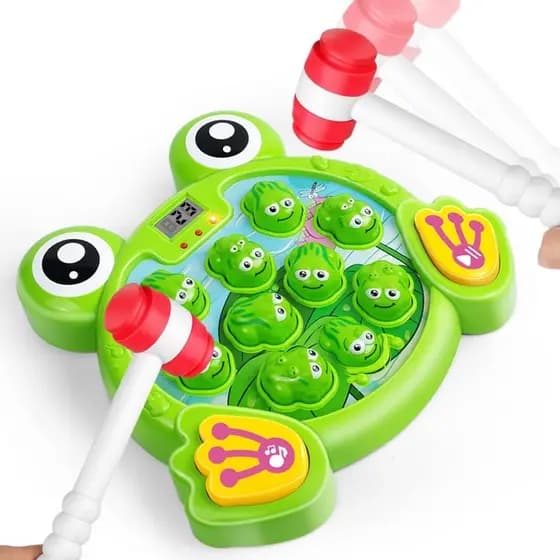 Jogo do Sapo YEEBAY com 2 Martelos, Brinquedo Educativo para Desenvolvimento Infantil, Presente de Aniversário Divertido