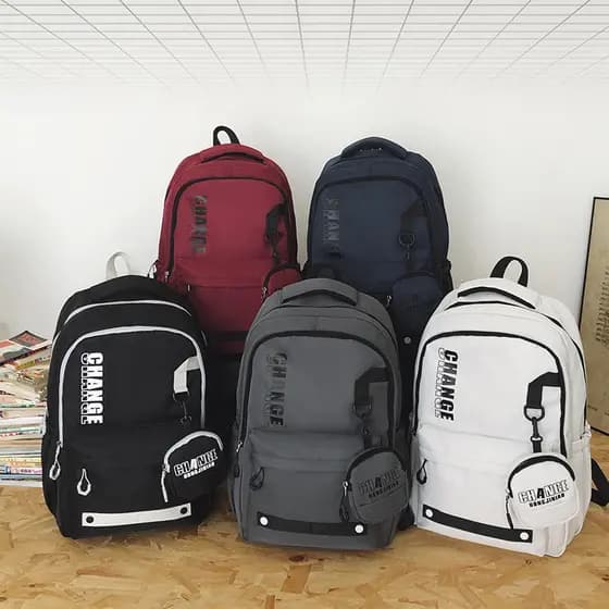 Mochila feminina versão Harajuku mochila masculina júnior escola secundária estudante mochila feminina simples grande-Ca