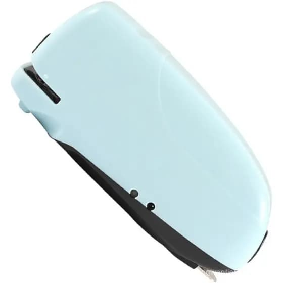 Grampeador Elétrico Automático, Equipamento de Escritório, Grampeador de Mesa, Azul Rosa (Azul)