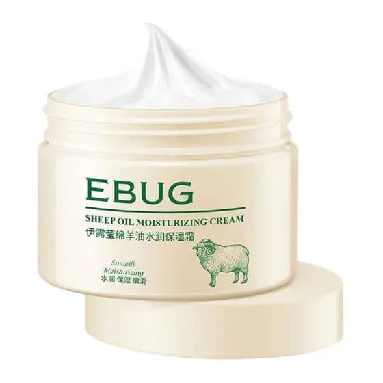 Creme facial de glicerina é adequado para hidratação da pele do rosto e do corpo, 140g.