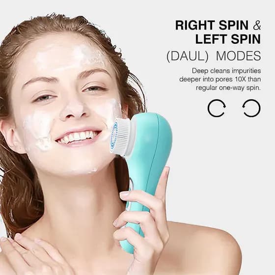 USB recarregável limpador facial escova de lavagem facial multifuncional escova de limpeza facial à prova dwaterproof ág