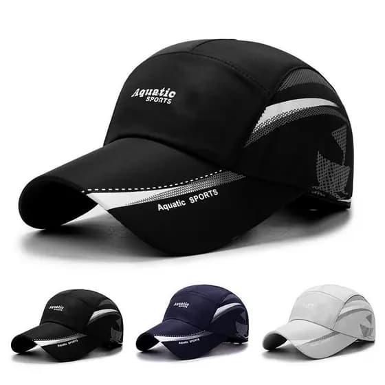 Boné Masculino para Golfe e Pesca ao Ar Livre, Secagem Rápida, Impermeável, Boné Esportivo Ajustável CDCA