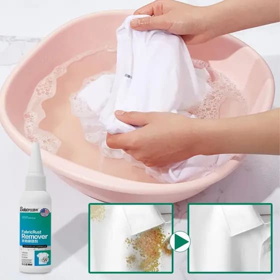 Removedor De Ferrugem De Tecido Multifuncional Para Manchas Roupas Rápidas Tapetes Agente De Limpeza De Lavanderia Alvos