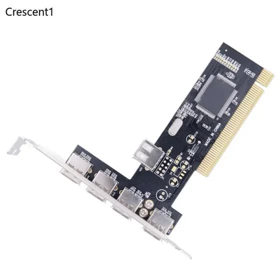 Crescent1 Speed 480Mbps Para 5 Portas USB 2.0 Placa Expansão 4 Externa 1 Interna