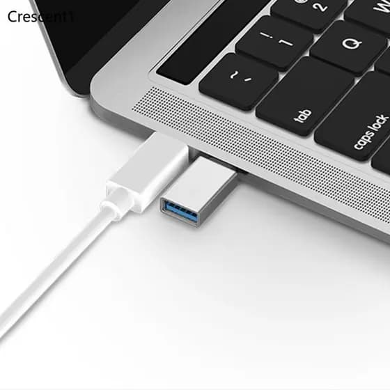 Crescent1 Adaptador USB C Para Type Conversores USB3 0 Fêmea Conexão Esforço Dispositivos Diferentes