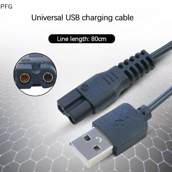 PFG Pet Barbeador Elétrico Cabo De Carregamento USB Alimentação Para C6/C7 Cabelo Trimmer Charge FG
