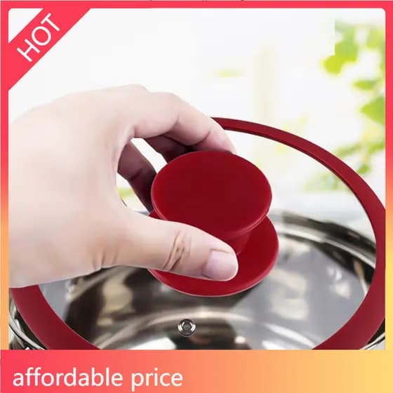 LA2M-Pot Tampa Botão Alça Universal Silicone Panelas Botões Caçarola Chaleira Segurando Isolada Resistente Ao Calor De P
