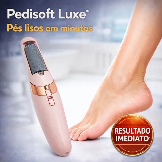 Lixa de Pé Elétrica Recarregável Pedisoft Luxe™ - Prova D’Água Bivolt Portátil