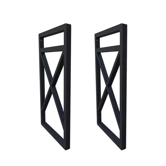 Suporte Nicho Prateleira Estilo Industrial Parede - Preto